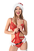 Avery Santa's Lil Secret istripper model