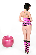 Catie Magic twister istripper model