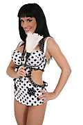 Rebeka Modern French Maid istripper model